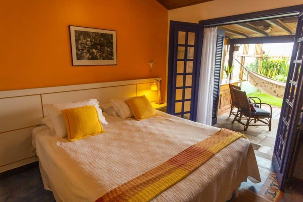 quarto da Pousada DiMari em Boiçucanga