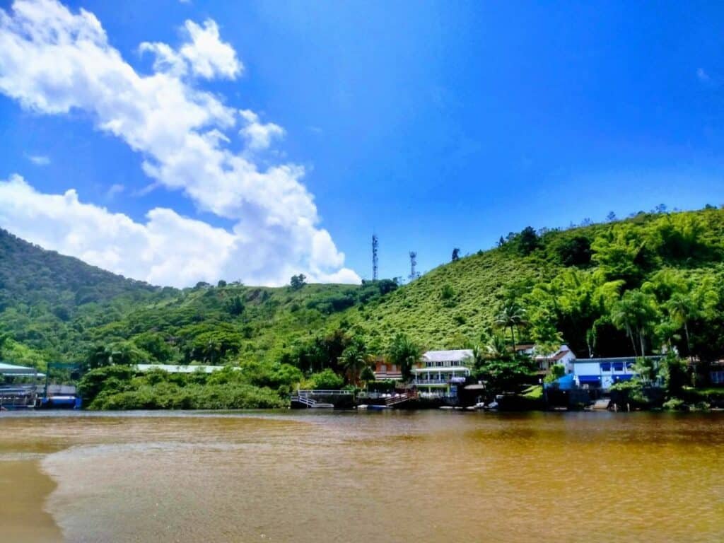 vista do rio una na pousada solaris do una