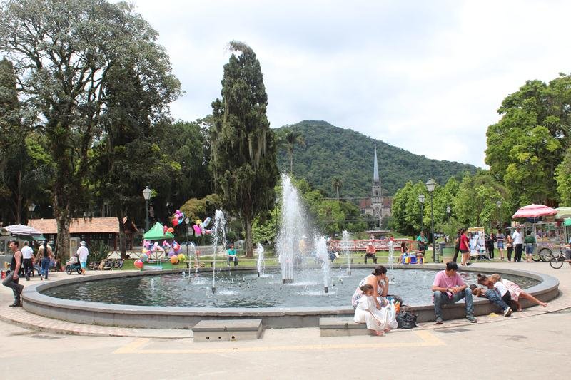 Praça Rui Barbosa em petrópolis
