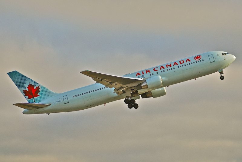 avião da companhia Air Canada