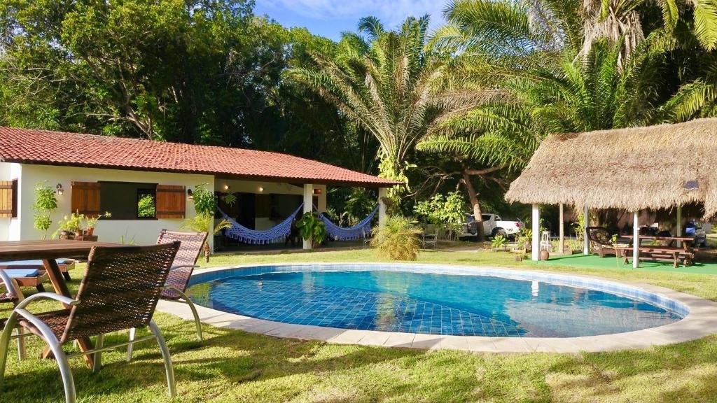 área externa da casa de davi, na praia dos carneiros