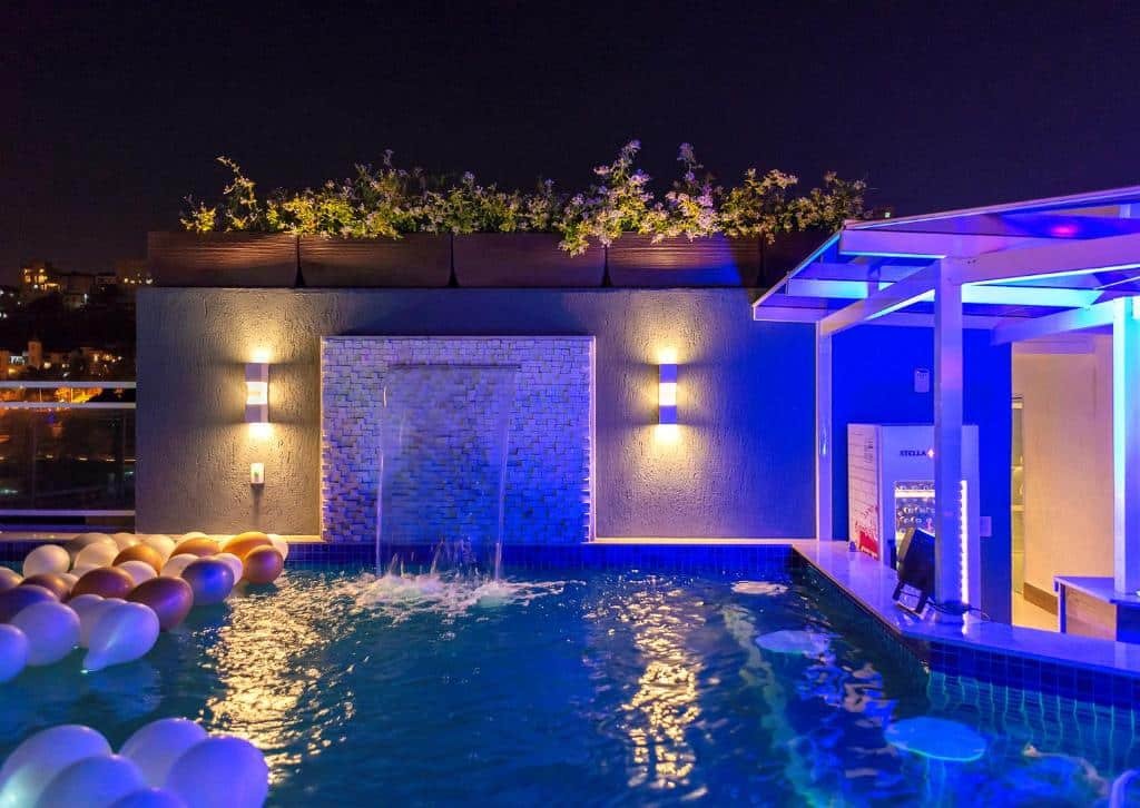 piscina do Casa Nova Hotel no centro do rio de janeiro