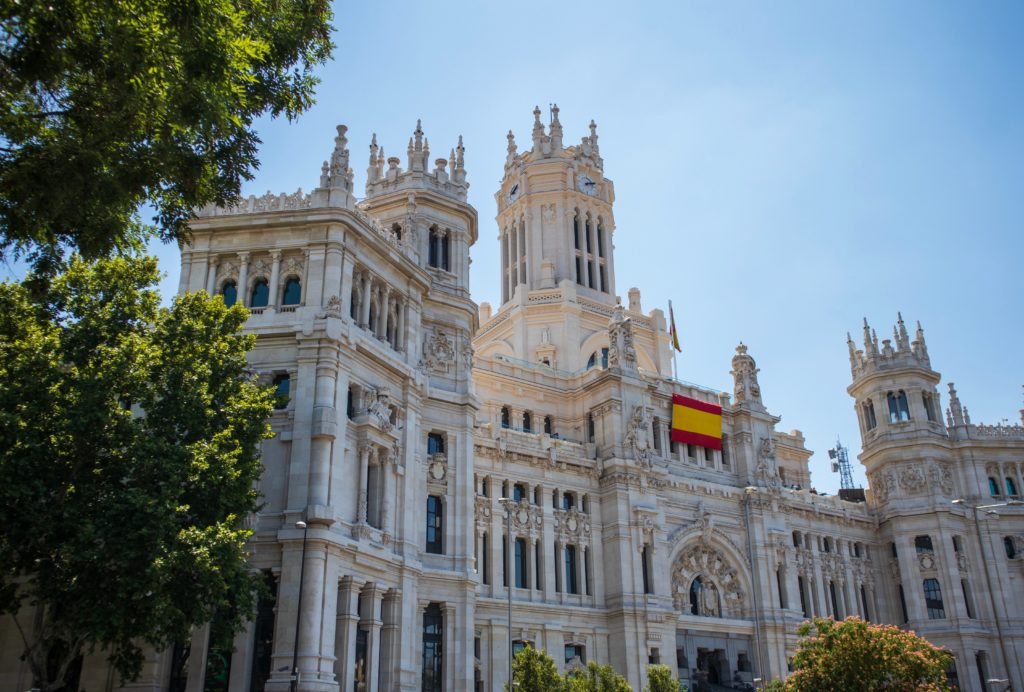 chip de celular com internet no palacio de cibeles na espanha