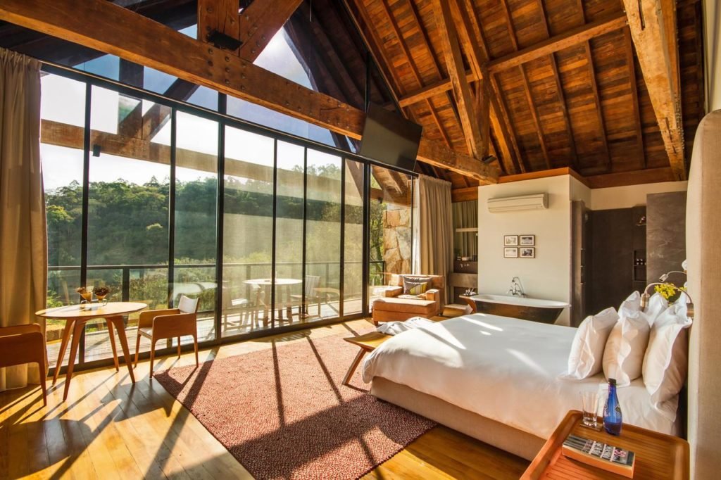 quarto do  Botanique Hotel & Spa  em campos do jordao