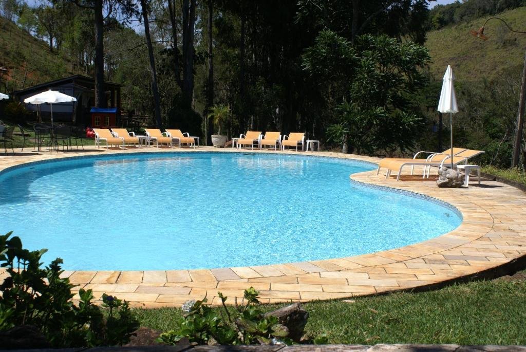 Piscina do Hotel Fazenda São Francisco, em Cunha