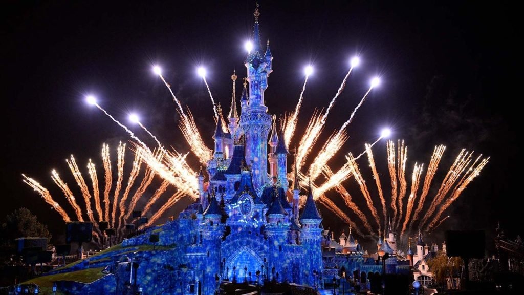 O show de luz e fotos na Disneyland Paris