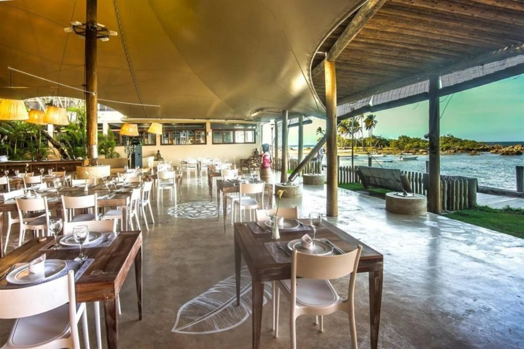 restaurante na Pousada Minha Louca Paixão em Morro de São Paulo lua de mel 