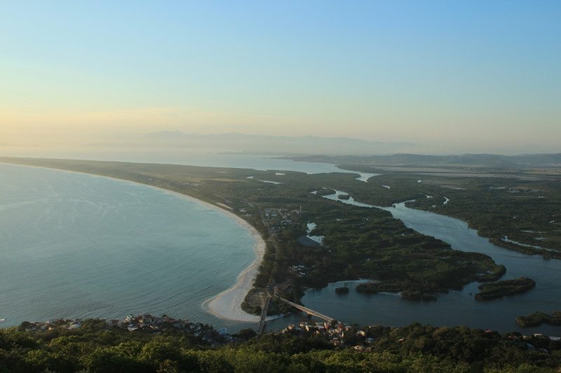 Vista da Pedra do Telégrafo no Rio de Janeiro (Foto: Dayana Souza)