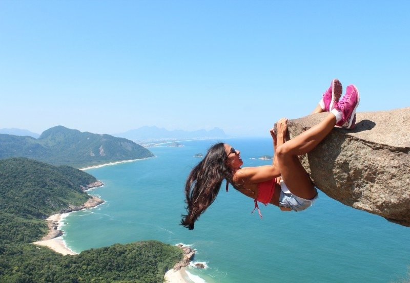 Pedra do Telégrafo no Rio de Janeiro (Foto: Dayana Souza)