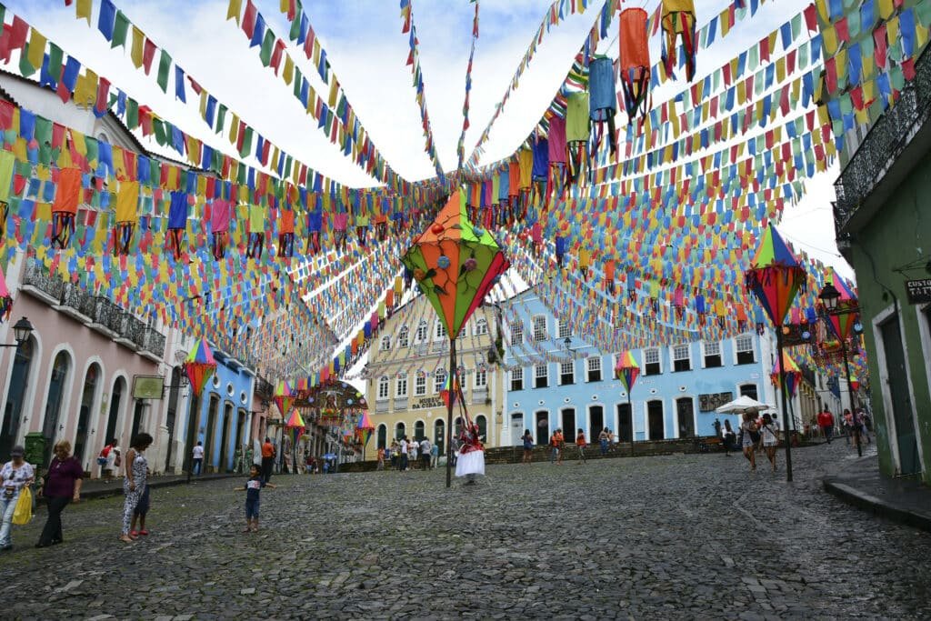Pelourinho, em Salvador.