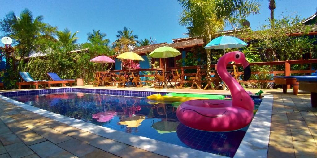Piscina na Pousada Villa Blu