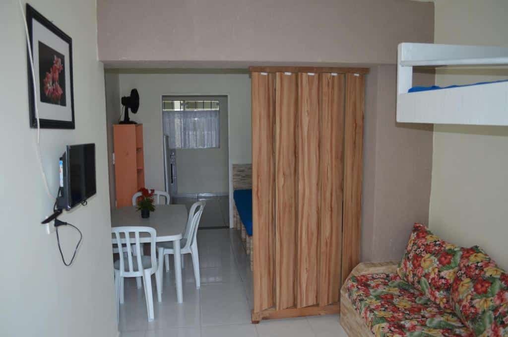 Interior de uma das acomodações da Pousada/Flat Praia Do Sonho