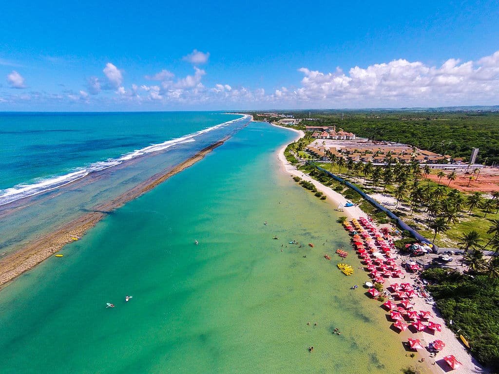 praia do muro alto em porto de galinhas