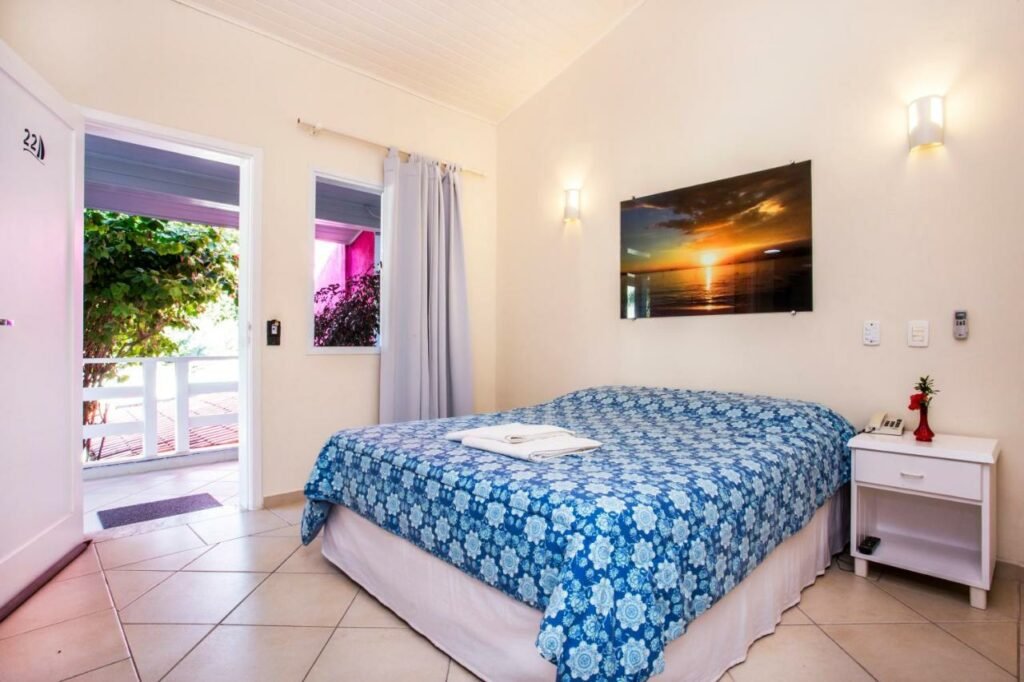 quarto da Pousada Azul da Cor do Mar