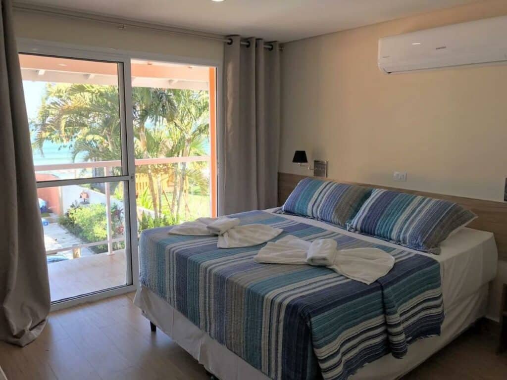 quarto da Pousada Maresias Beira Mar