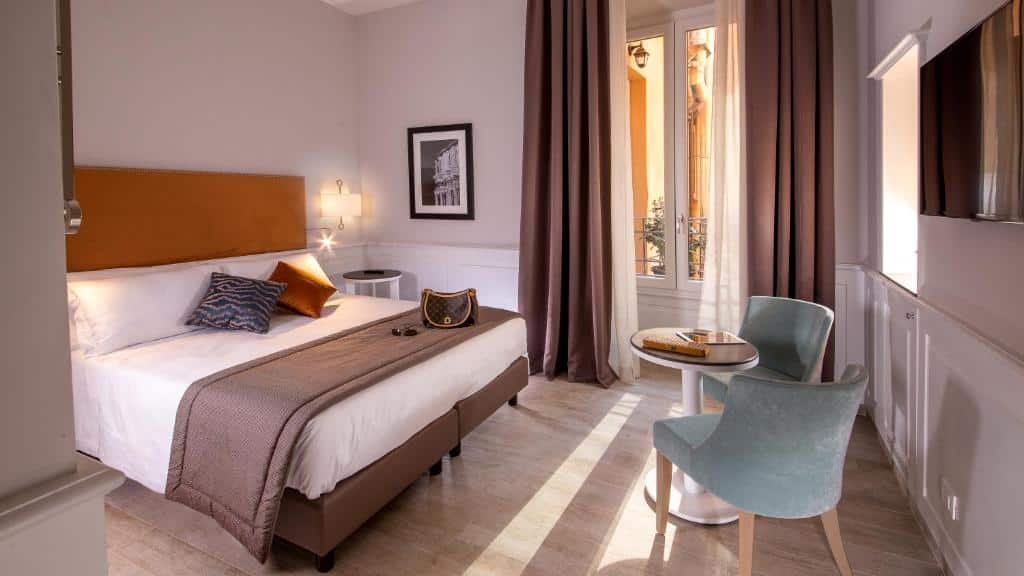 quarto do Princeps Boutique Hotel em Roma