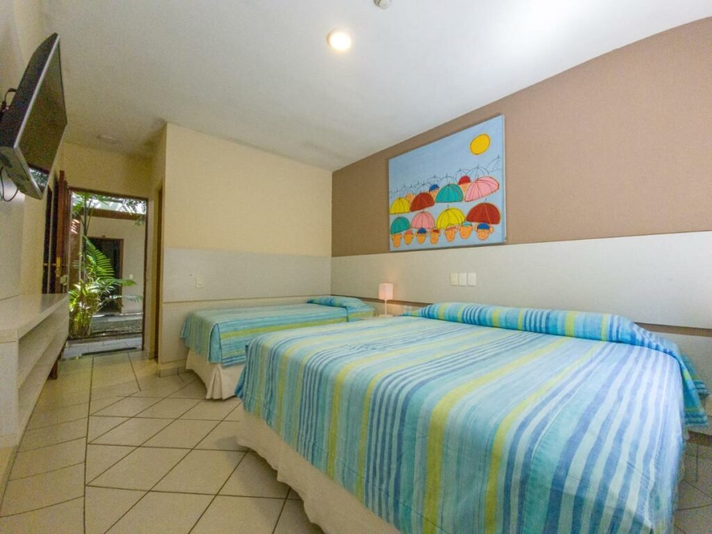 quarto do Beach Hotel Maresias 