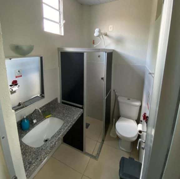 banheiro da Pousada Hostal Iracema