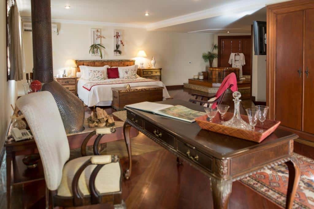 suíte da Quinta da Paz Resort