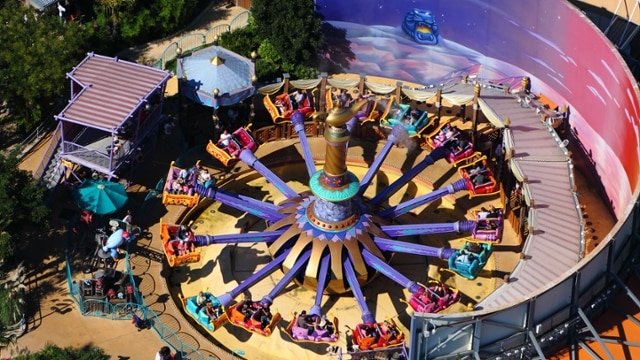 Os tapetes voadores na Disney Paris