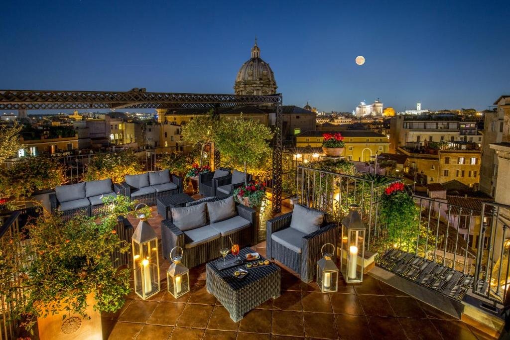 terraço do Boutique Hotel Campo de